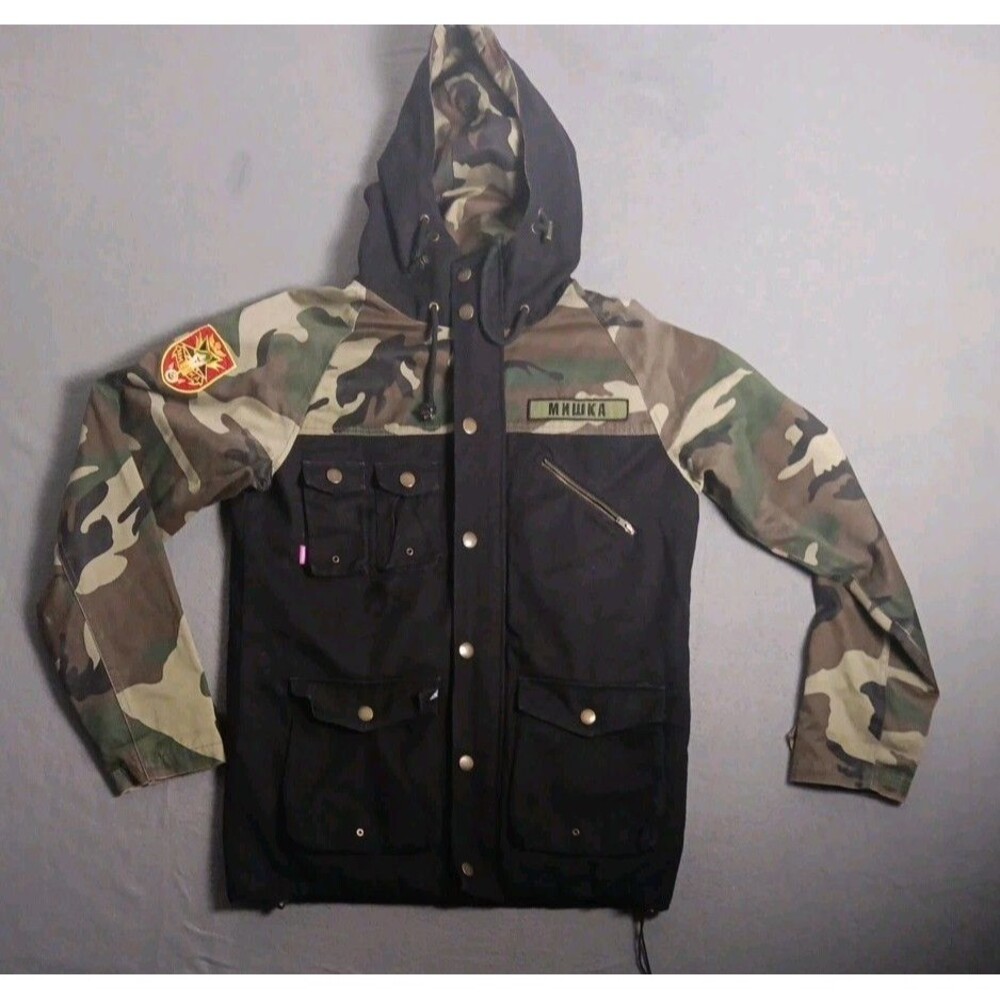 Mishka NYC Army Camo Jacket Size Small. Brooklyn NY- Excellent Used Condition